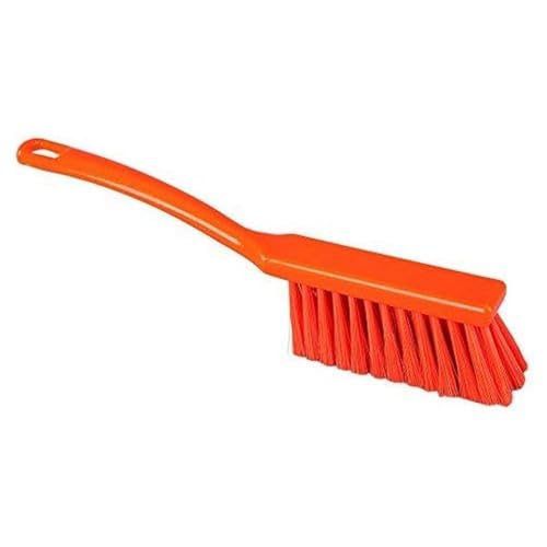 Maya Professional Tools 10255-7 Handfeger, harte Borsten, FBK/Lebensmittelhygiene, 340 mm x 35 mm, Orange von Maya Professional Tools