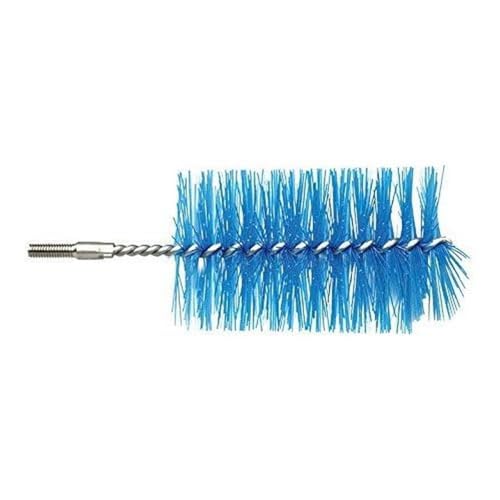 Maya Professional Tools 10776-2 Rohrbürste mit Gewinde für Stiel, FBK/Lebensmittelhygiene, 60 mm x 100 mm x 160 mm, Blau von Maya Professional Tools