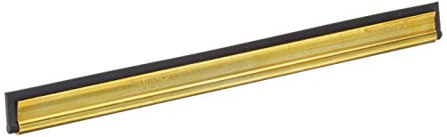 Ettore Professional Tools 1127 Profi-Fensterreinigung Gummilippe, Messing mit Clips, 25 cm von Ettore