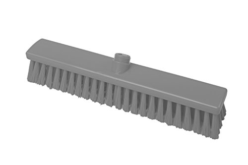 Maya Professional Tools 15009-11 StraßenBesen FBK/Lebensmittelhygiene mit mittelharten Borsten, 400 mm x 60 mm, Grau von Maya Professional Tools