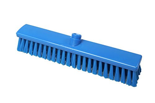 Maya Professional Tools 15009-2 StraßenBesen FBK/Lebensmittelhygiene mit mittelharten Borsten, 400 mm x 60 mm, Blau von Maya Professional Tools