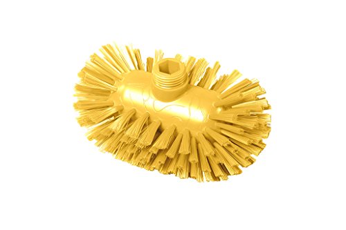Maya Professional Tools 15026-4 Tankbürste FBK/Lebensmittelhygiene mit harten Borsten, 200 mm x 120 mm, Gelb von Maya