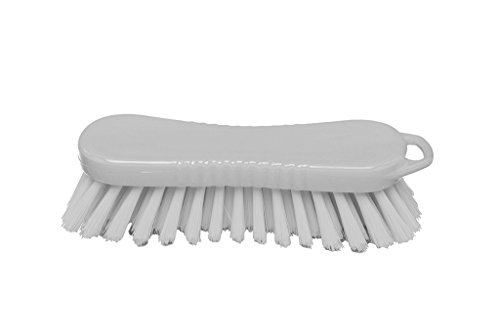 Maya Professional Tools 15064-1 Mehrzweck-Waschbürste mittelharte Borsten, FBK/Lebensmittelhygiene, 210 mm x 70 mm, Weiß von Maya