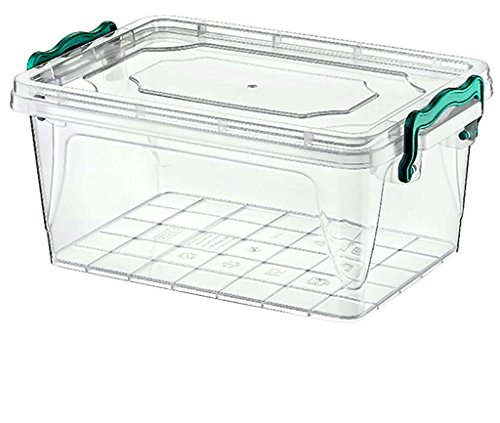 Maya Professional Tools 21100 Multibox rechteckig, 3 Liter, transparent/türkis Maya Professional Tools 21100 Multibox rechteckig, 3 Liter, transparent/türkis von Maya