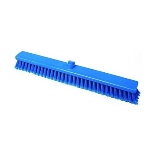 Maya Professional Tools 47106-2 Besen FBK/Lebensmittelhygiene mit geschlitzten Borsten, 600 mm x 60 mm, Blau von Maya Professional Tools