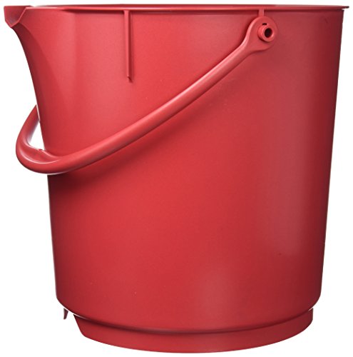 Maya Professional Tools 70101-3 Lebensmitteltauglicher Eimer mit Metall- und Röntgenerkennung, FBK/Lebensmittelhygiene, 15 L, Rot von Maya