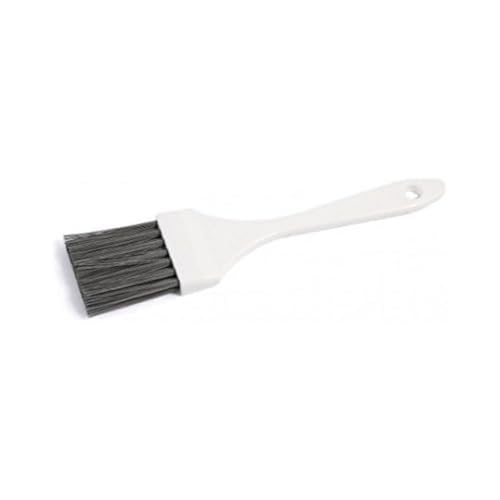 Maya 782050 - Detektierbarer weißer Pinsel mit kurzem Stiel aus Metall, 21,5 x 5 cm, weiß von Maya