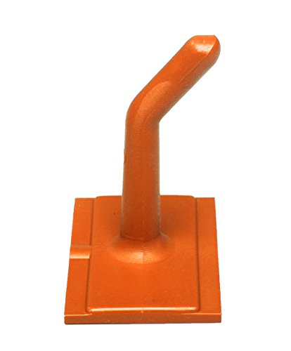 Maya Professional Tools 80000-7 Wandhaken mit Glasfaserverstärkung, FBK/Lebensmittelhygiene, 60 mm, Orange von Maya
