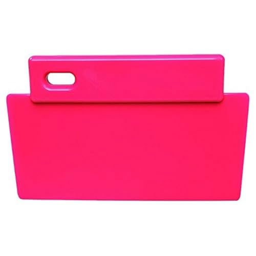 Maya Professional Tools 81900-3 Ergonomischer Spachtel mit 3 Arbeitsseiten, FBK/Lebensmittelhygiene, 200 mm x 125 mm, Rot von Maya