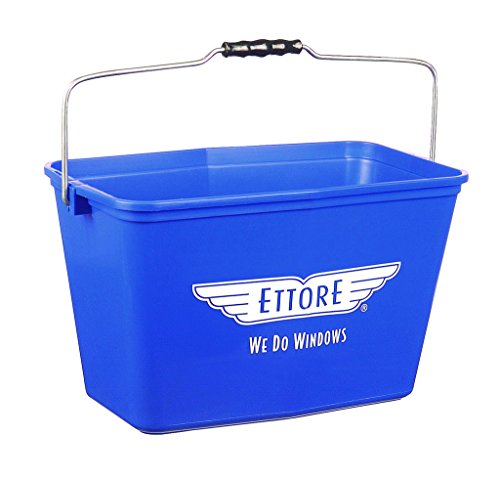 Ettore Professional Tools 86666 Profi-Fensterreinigung Rechteckiger Eimer, 15 L von Ettore