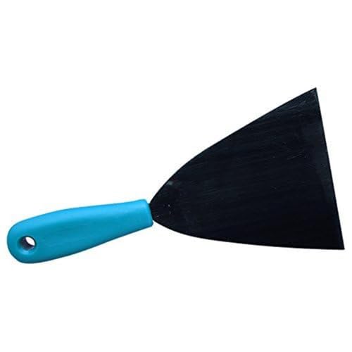 Maya Professional Tools 88100-2 Spachtel, Edelstahl, flexibel mit Plastikgriff, FBK/Lebensmittelhygiene, 120 mm, Blau von Maya Professional Tools