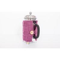 Berry Stricken Kaffee Gemütlich - Cafetiere Kuschelig Kanne Wärmer Französisch Presse-Abdeckung Coffee Presse Kaffeekanne Kaffee-Liebhabergeschenk von MayaCroft
