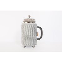 Grau Stricken Kaffee Gemütlich - Cafetiere Kuschelig Kanne Wärmer Französisch Presse-Abdeckung Coffee Presse Kaffeekanne Kaffee-Liebhabergeschenk von MayaCroft