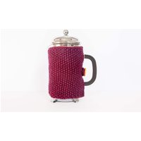Pflaume Gestrickt Kaffee Gemütlich - Cafetiere Kuschelig Kanne Wärmer Französisch Presse-Abdeckung Coffee Presse Kaffeekanne Gemütliche von MayaCroft