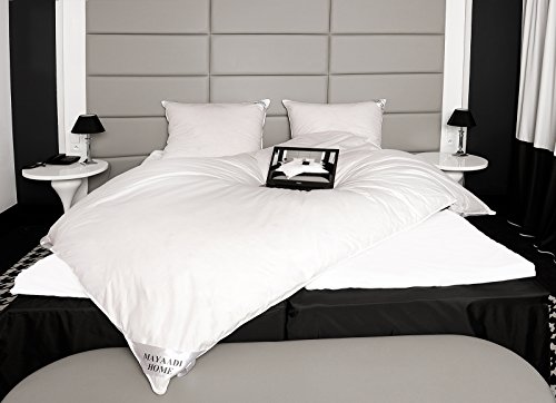 Mayaadi Home HS57 BALLONBETT FEDERBETT BETTDECKE 135x200cm 2600 Gr. 30% Daunen 70% Federn OBERBETT Winter Decke von Mayaadi-Home