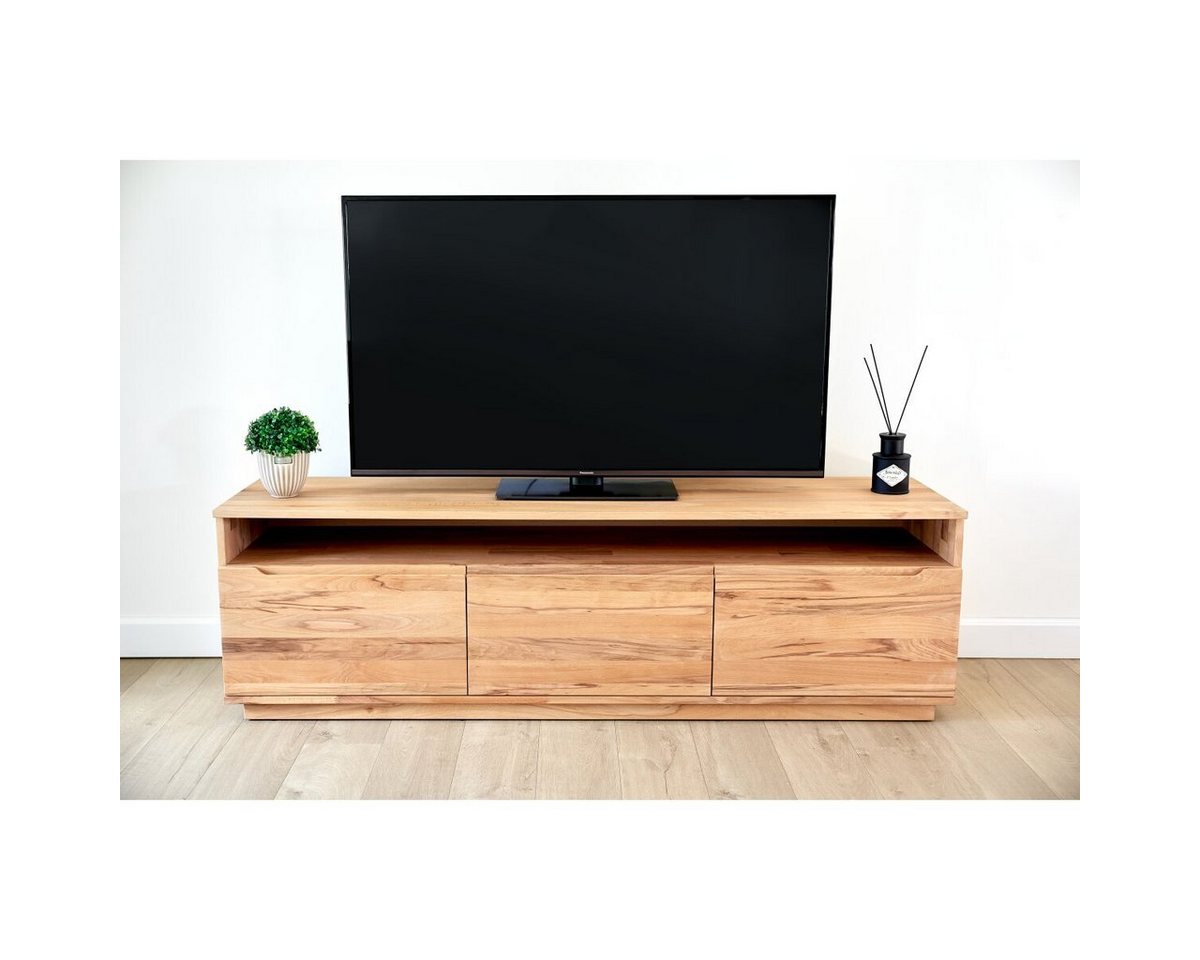 Mayaadi Home Lowboard TV-Schrank Abaro Kernbuche Natur geölt RTV Regal Lowboard Massivholz von Mayaadi Home