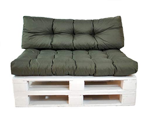 Mayaadi Home Palettenkissen Rückenkissen Euro Paletten Palettenauflage MH-DA-02 Olive 120x40x10/20 cm Mayaadi Home Palettenkissen Rückenkissen Euro Paletten Palettenauflage MH-DA-02 Olive 120x40x10/20 cm von Mayaadi Home