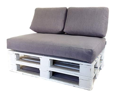 Mayaadi-Home Rückenkissen MH-UQ-01 Grau 60x40x10/20 cm von Mayaadi-Home