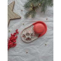 Einzigartiges Weihnachts-Terrazzo-Set | Jesmonit Terrazzo Stern Kerzenhalter Ovales Tablett Geschenkideen Weihnachtsdekor Handgefertigtes Dekor Einzigartiges Weihnachts-Terrazzo-Set | Jesmonit Terrazzo Stern Kerzenhalter Ovales Tablett Geschenkideen Weihnachtsdekor Handgefertigtes Dekor von MayalavanaArtStudio