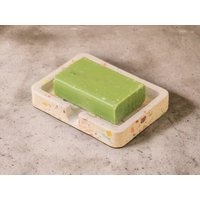 Terrazzo Beton Seifenschale Bunte Badezimmer Ablage von MaydaStudios