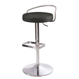 home24 Bar- und Tresenhocker myDIVO II 48 x 67 x 46cm Schwarz von home24