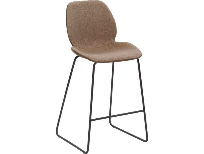 Barhocker MAYER SITZMÖBEL mySOLO , beige (sand, meliert, schlamm), B:49cm H:97cm T:52cm, 100% Polyester (Sitzschale innen), 50% Polyurethan, 50% PVC (Sitzschale außen), Hocker von Mayer-Sitzmöbel
