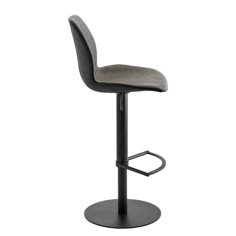 home24 Barstuhl myMARCO 46 x 85 x 50cm Schwarz meliert von home24