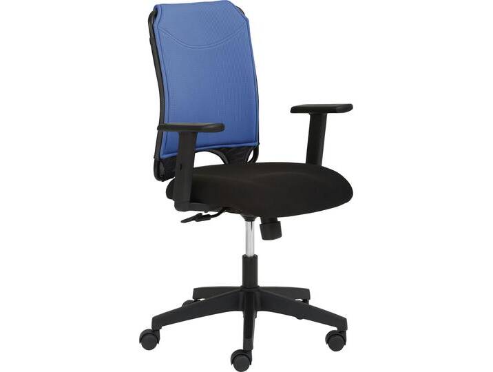 Drehstuhl MAYER SITZMÖBEL 2333 , blau (blau, schwarz), B:64cm H:98cm T:64cm, Stühle, Bürodrehstuhl von Mayer-Sitzmöbel