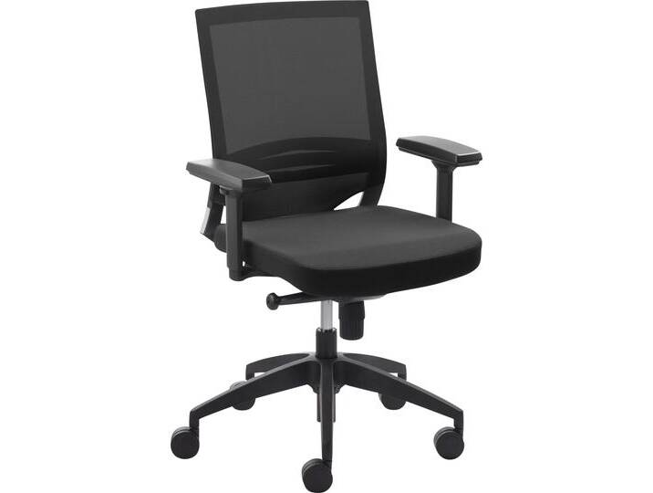 Drehstuhl MAYER SITZMÖBEL 2475 , schwarz (schwarz, schwarz), B:65cm H:94cm T:60cm, Stühle, Bürodrehstuhl von Mayer-Sitzmöbel