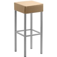 Mayer Sitzmöbel Barhocker »1123«, BxH: 34 x 82 cm, Mikrofaser, beige von Mayer Sitzmöbel