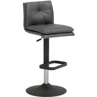 Mayer Sitzmöbel Barhocker »1211«, Breite: 44 cm, höhenverstellbar, Mikrofaser, grau von Mayer Sitzmöbel