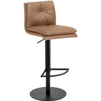 Mayer Sitzmöbel Barhocker »1215«, Breite: 41 cm, höhenverstellbar, Mikrofaser, braun von Mayer Sitzmöbel