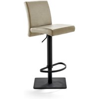 Mayer Sitzmöbel Barhocker »1286«, Breite: 41 cm, höhenverstellbar, Mikrofaser, beige von Mayer Sitzmöbel