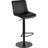 Mayer Sitzmöbel Barhocker »1387«, Breite: 41 cm, höhenverstellbar, Leder, schwarz von Mayer Sitzmöbel