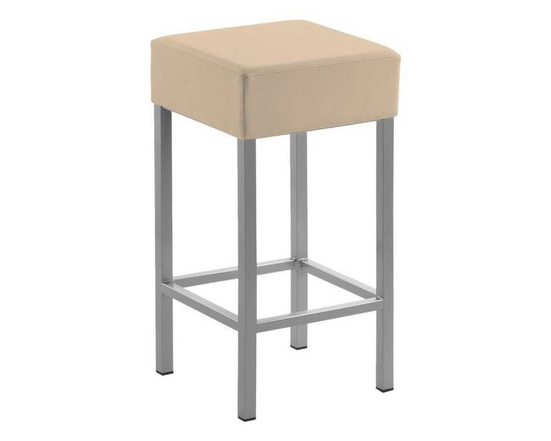 Mayer Sitzmöbel Barhocker myCUBUS, Sitzhöhe 64 cm, mit Fußstütze, Kunstleder-Bezug von Mayer Sitzmöbel