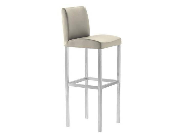Mayer Sitzmöbel Barhocker myPRO-IN 1164 Finca, bis 150 kg belastbar, Sitzhöhe 80 cm, Kunstleder-Bezug, grau, taupe von Mayer-Sitzmöbel