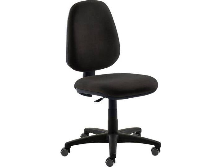 Mayer Sitzmöbel Drehstuhl 2211, recyceltes Polyester, schwarz, Polyester, Gestell Schwarz-Hartbodenrollen-ohne Armlehnen von Mayer-Sitzmöbel