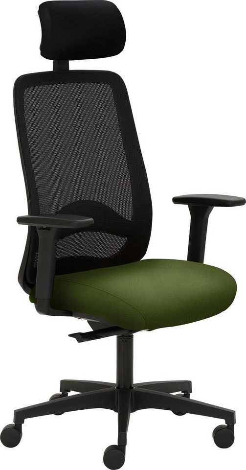 Mayer Sitzmöbel Drehstuhl 2228, 3D Armlehnen, Kopfstütze, Sitztiefenverstellung von Mayer Sitzmöbel