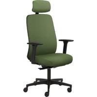 Mayer Sitzmöbel Drehstuhl "2229", Struktur (recyceltes Polyester), 3D Armlehnen, Kopfstütze, Sitztiefenverstellung von Mayer Sitzmöbel
