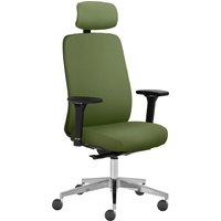 Mayer Sitzmöbel Drehstuhl "2229", Struktur (recyceltes Polyester), 4D Armlehnen, Kopfstütze, Sitztiefenverstellung, Teppichrollen von Mayer Sitzmöbel