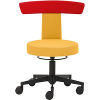 Mayer Sitzmöbel Multifunktionshocker »1262«, Breite: 54 cm, höhenverstellbar, Polyester, gelb von Mayer Sitzmöbel