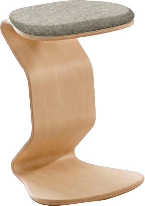 Mayer Sitzmöbel Sitzhocker 1116 (1 St), NEST NATURE Hocker medium mit flachem Kokos-Sitzpolster 1116 von Mayer Sitzmöbel