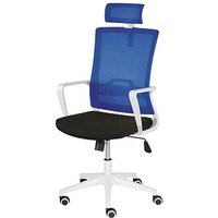 Mayer Bürostuhl mySTUDIO, 2377 502 Stoff blau, Gestell weiß von Mayer