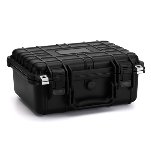 Mayouko Waterproof Plastic Toolbox with Foam Insert, 13.4" x 11.6" x 6", IP67 Lockable Storage Box, Customizable Foam, Shockproof Hard Case Weatherproof Container, Protective Hard Camera Case Mayouko Waterproof Plastic Toolbox with Foam Insert, 13.4" x 11.6" x 6", IP67 Lockable Storage Box, Customizable Foam, Shockproof Hard Case Weatherproof Container, Protective Hard Camera Case von Mayouko