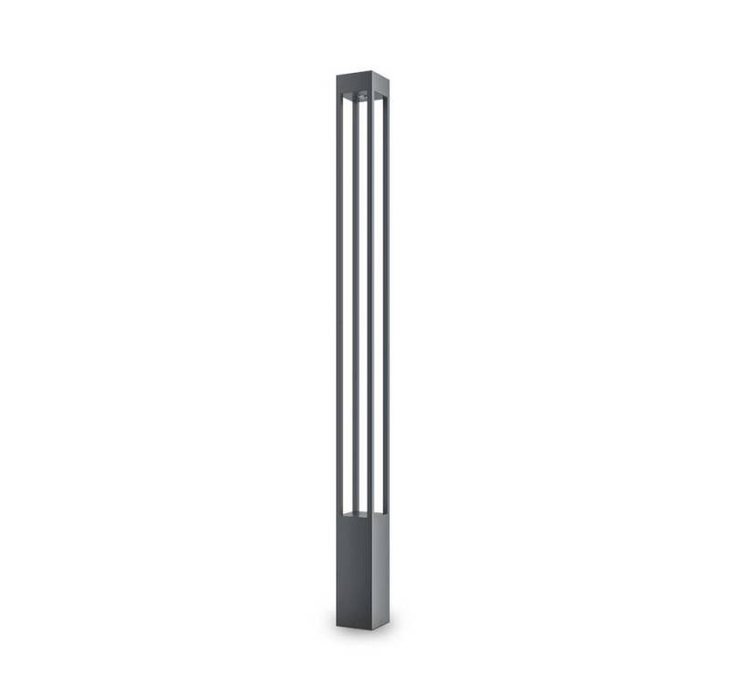 Maytoni Außen-Stehlampe, Leuchtmittel nicht inklusive, Stehleuchte Außenleuchte LED Standlampe Graphit Metall IP65 H 150 cm von Maytoni