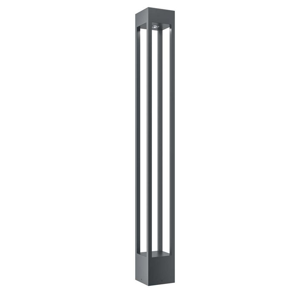 Maytoni Außen-Stehlampe, Leuchtmittel nicht inklusive, Stehleuchte Außenleuchte LED Standlampe Graphit Metall IP65 H 100 cm von Maytoni