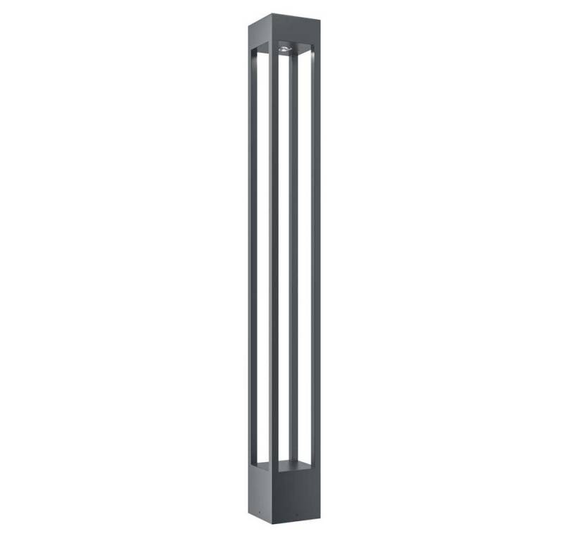 Maytoni Außen-Stehlampe, Leuchtmittel nicht inklusive, Stehleuchte Außenleuchte LED Standlampe Graphit Metall IP65 H 100 cm von Maytoni