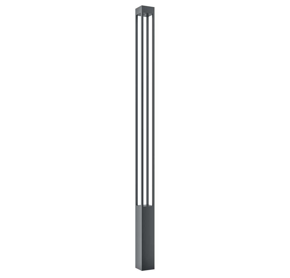 Maytoni Außen-Stehlampe, Stehleuchte Außenleuchte LED Standlampe Graphit Metall IP65 H 200 cm von Maytoni