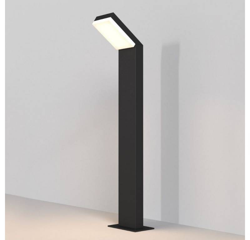Maytoni Außen-Stehlampe LED Wegeleuchte Paso in Schwarz 12W 660lm IP54, LED von Maytoni