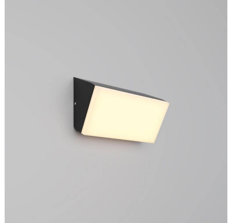 Maytoni Außen-Wandleuchte LED Wandleuchte Brick in Graphit und Weiß 10W 1100lm IP54 180mm, LED Maytoni Außen-Wandleuchte LED Wandleuchte Brick in Graphit und Weiß 10W 1100lm IP54 180mm, LED von Maytoni